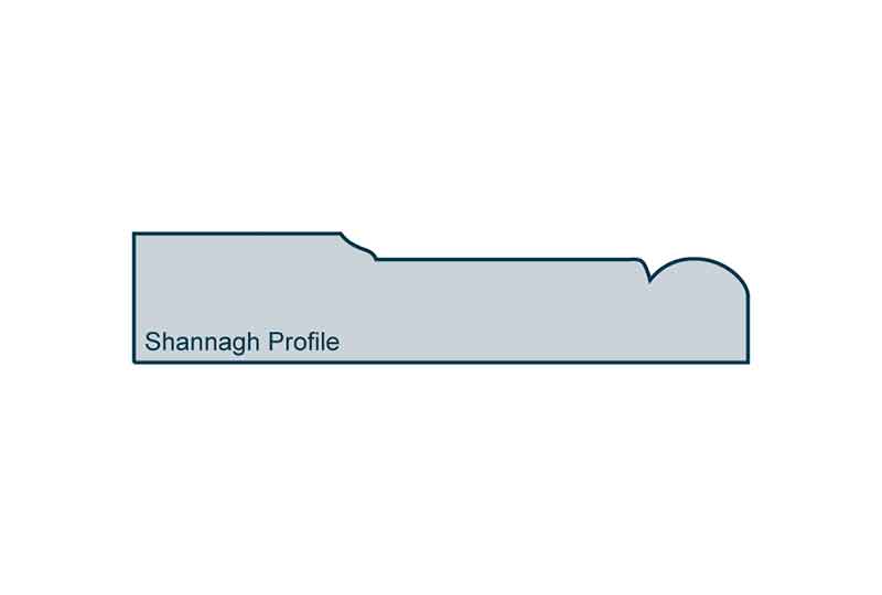 Profile View of 25 x 119mm Shannagh Skirting