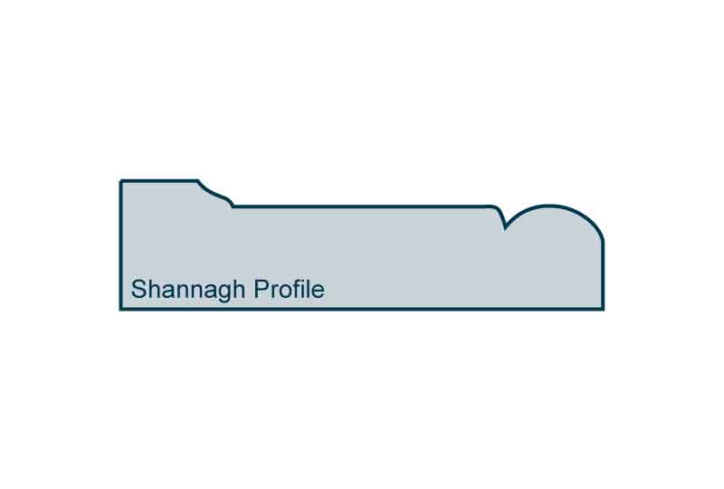 Profile View of 25 x 94mm Shannagh Architrave or Skirting