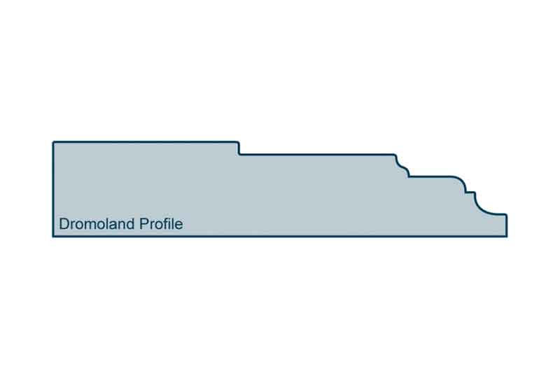 Profile View of 30 x 144mm Dromoland Skirting