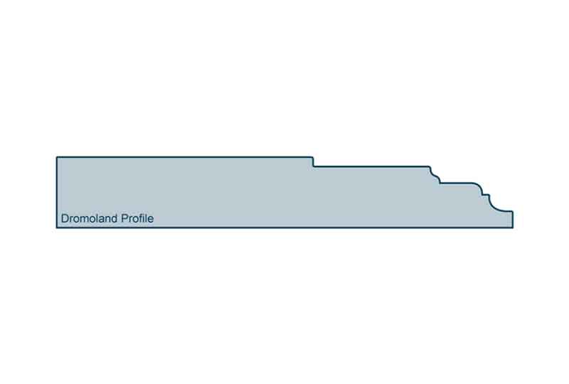 Profile View of 30 x 194mm Dromoland Skirting