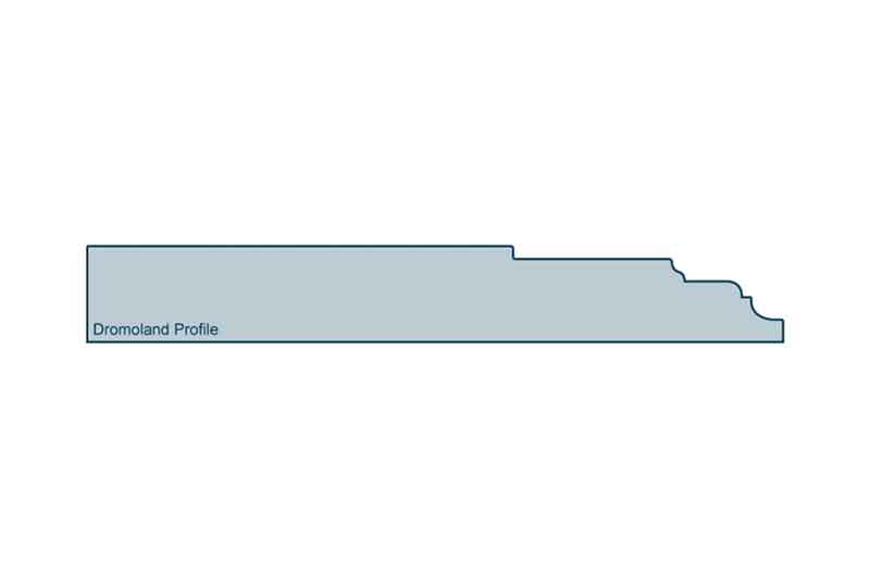 Profile View of 30 x 219mm Dromoland Skirting