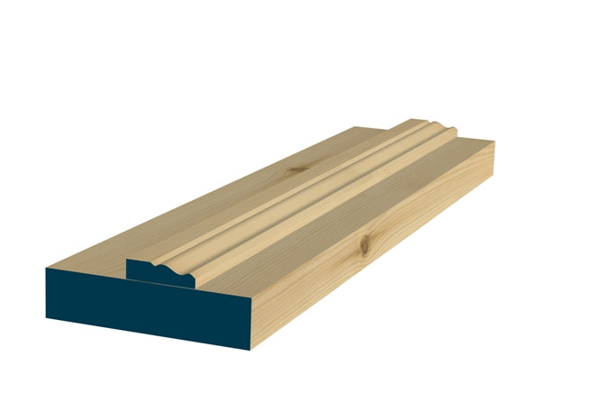 31mm Pre-Varnished Redwood Door Liner (inc OGEE Door Stop)