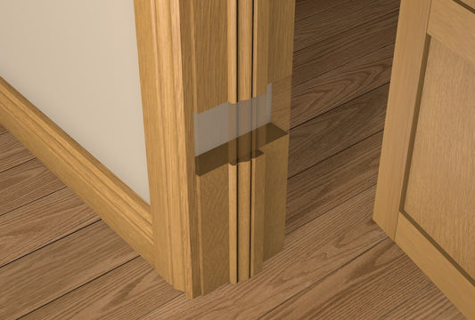 31mm Pre-Varnished Solid White Oak Door Liner (inc OGEE Door Stop)