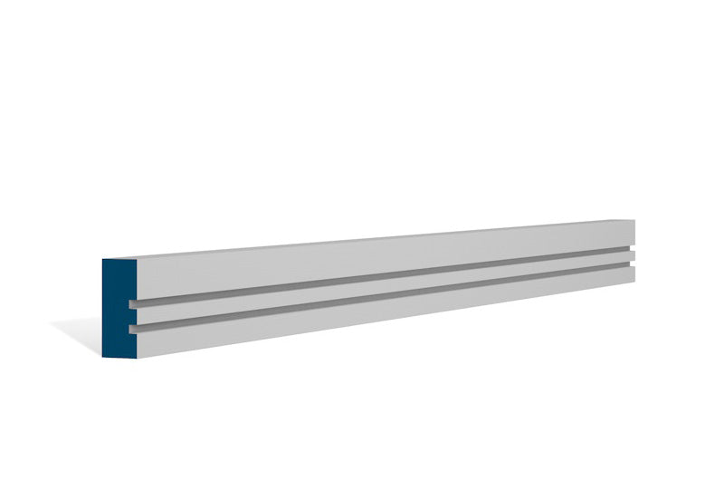 19 x 44mm Double Shaker Architrave - Style: Pre-Primed Wood