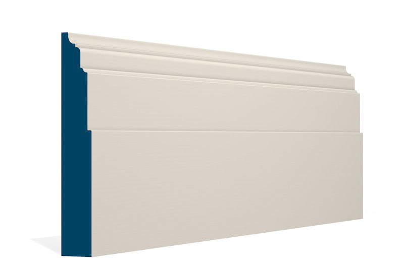 30 x 194mm Dromoland Skirting (5x2.4m) - Style: Pre-Painted Wood - Ivory