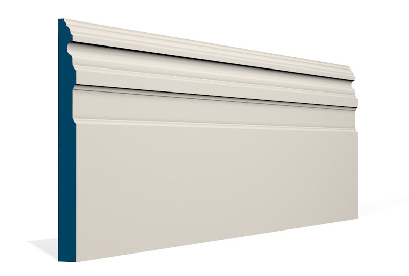 19 x 219mm Owel Skirting (5x2.4m) - Style: Pre-Painted Wood - Ivory