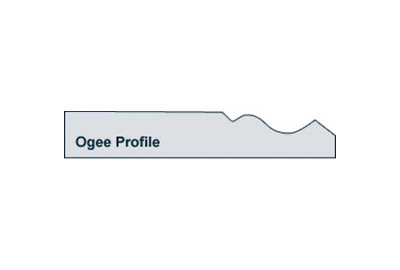 Profile View of 19 x 94mm Ogee Architrave/Skirting