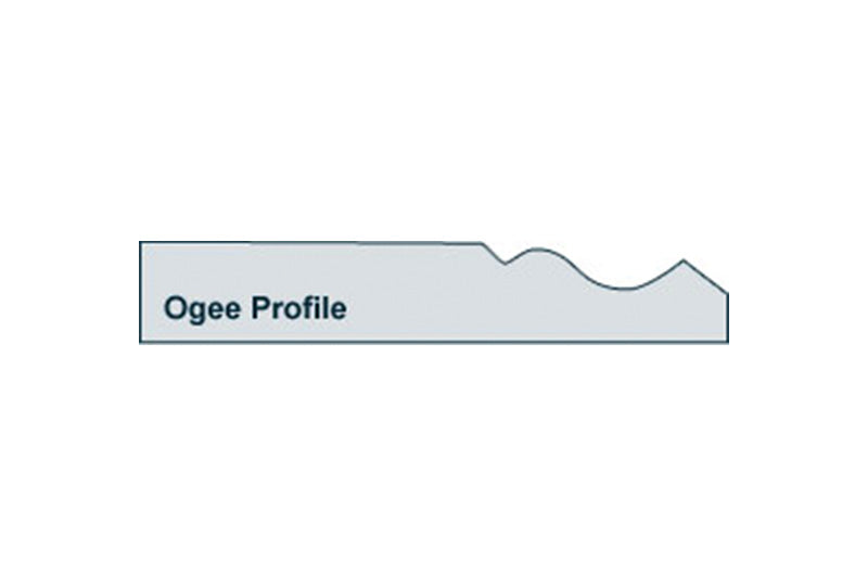 Profile View of 19 x 94mm Pre-Varnished Redwood Pine Ogee Architrave/Skirting