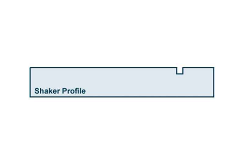 Profile View of 19 x 119mm Shaker Skirting