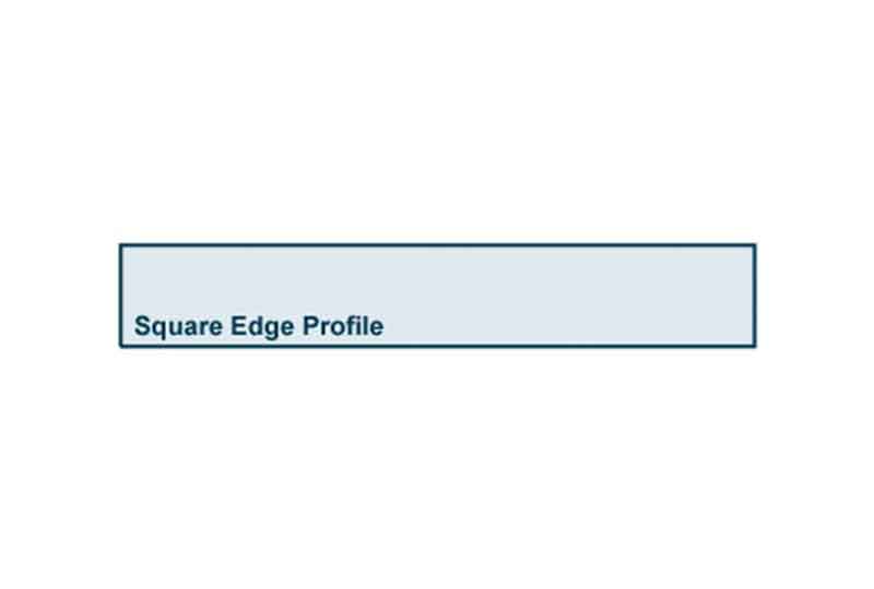 Profile View of 19 x 144mm Square Edge Skirting